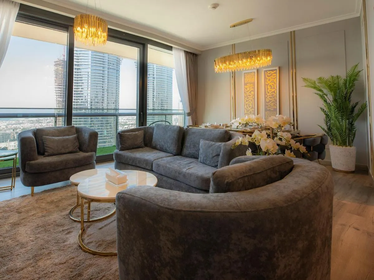First Class 2Br With Full Dubai Skyline & Sea View
